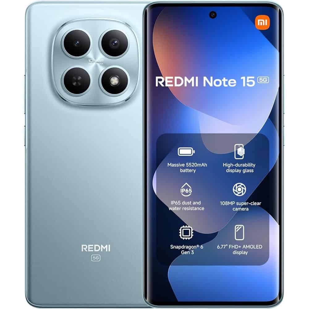 Redmi Note 15 5G: câmera de 108 MP e bateria que dura mais de um dia