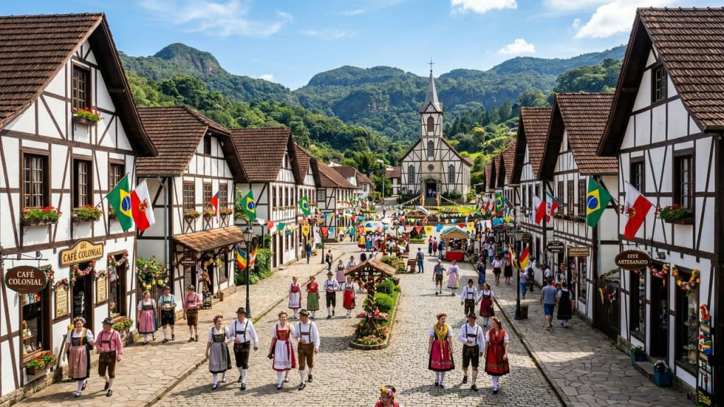 O destino no Brasil onde se fala pomerano e o clima lembra a Alemanha