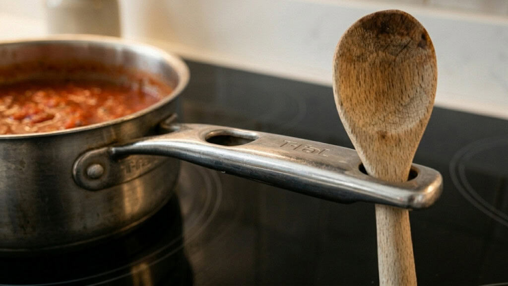 Para que serve o buraco na alça da panela?