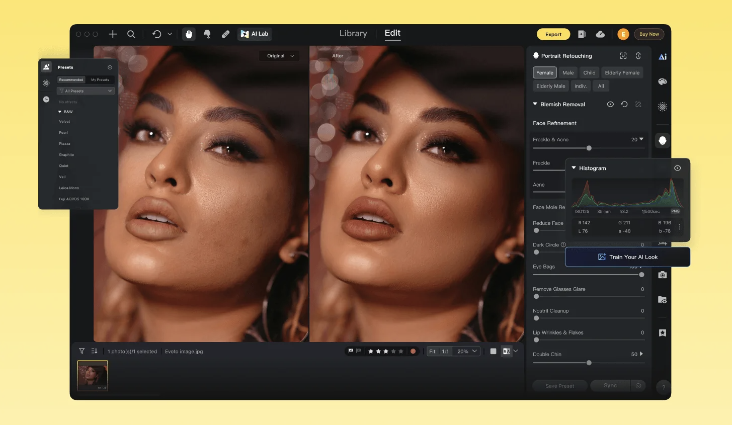 Evoto AI usa IA para agilizar edição profissional de imagens