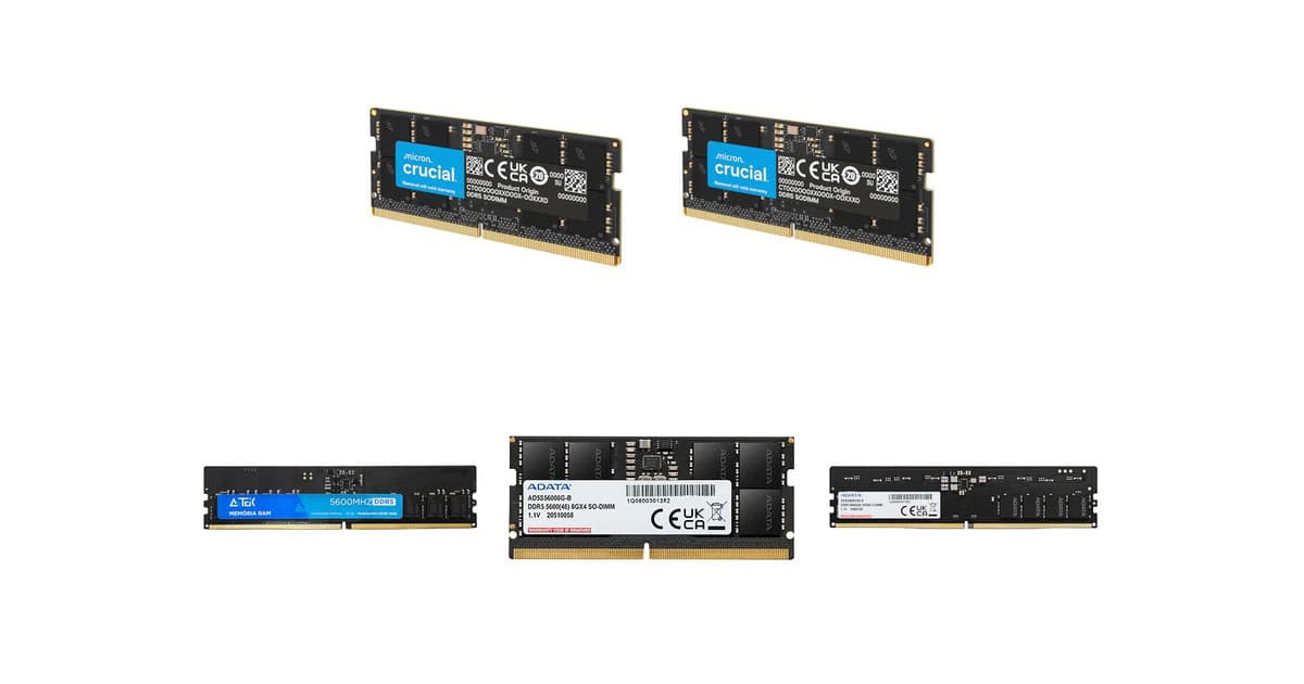 5 ofertas de Memórias RAM DDR5 que vale a pena conferir agora